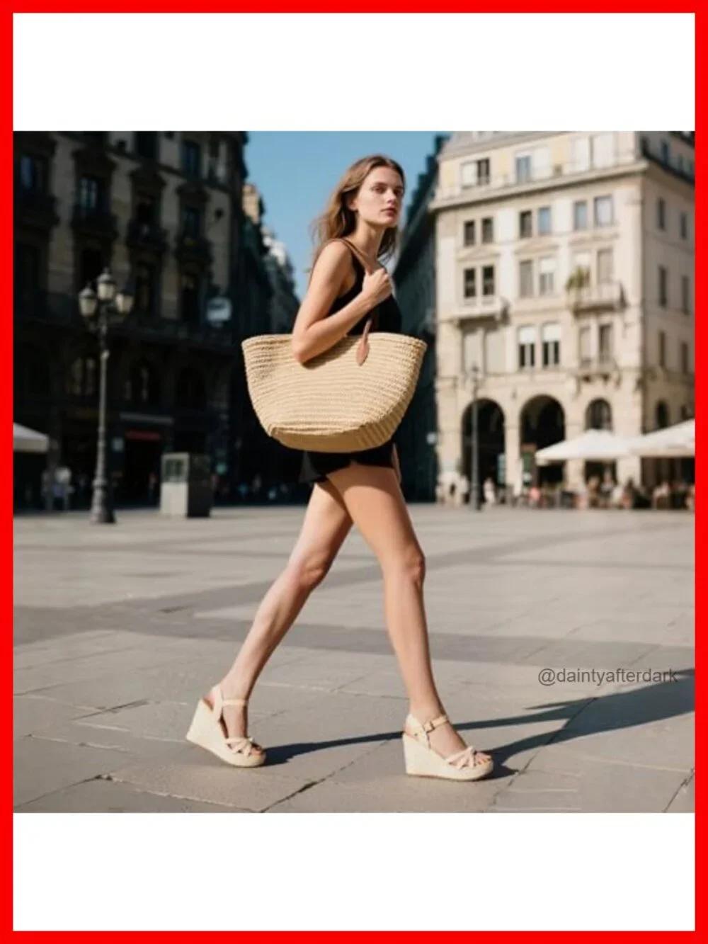 Womens Espadrille Wedge Sandals PU Insole Raffia Ankle Strap Open Toe Summer